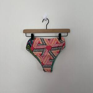 TOAST Women's Multicolor High Waist Bikini Bottoms Size XS